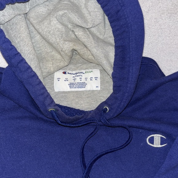 Royal Blue Champion Hoodie - Picture 3 of 8